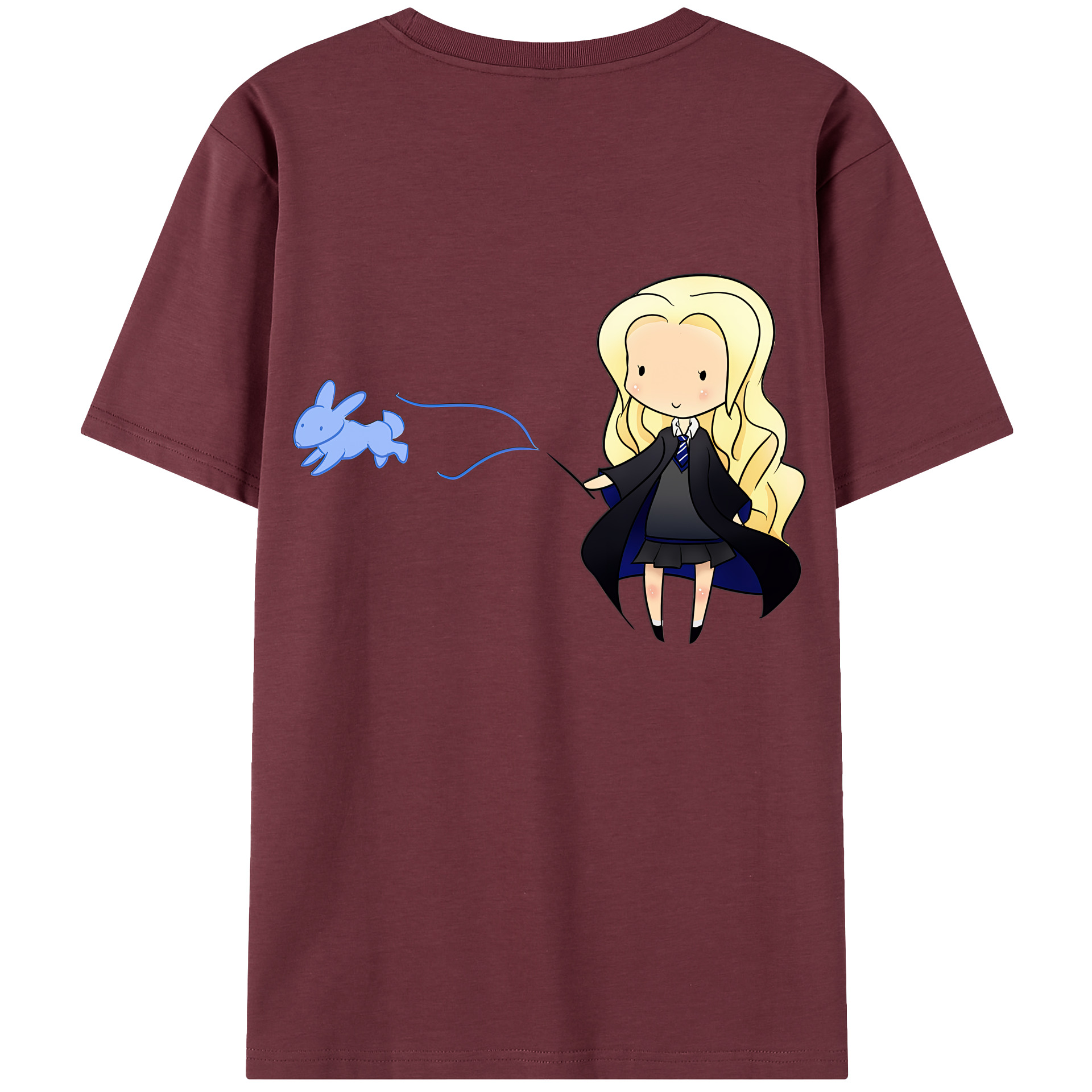 （画像用） Harry Potter ハリー・ポッターシリーズ 綿100％半袖Tシャツ（背面プリント）
